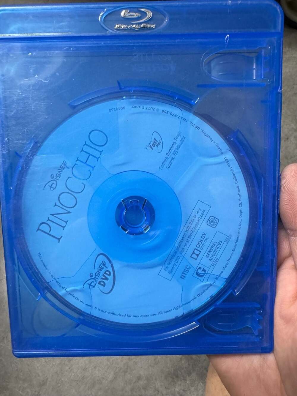 Disney Pinocchio DVD and Blu-ray Disc Combo